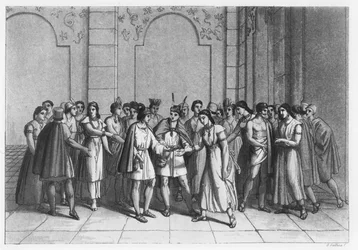 La manière dont les Incas mariaient les Princes du Sang, c.1820