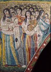 Les mères de Bethléem devant Hérode Ier le Grand (mosaïque)