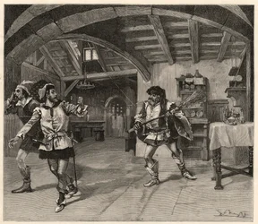 La production de Falstaff de Giuseppe Verdi (Teatro alla Scala) à Milan