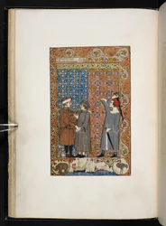 Traité des vices et des vertus Add MS 27695 f.9v, vers 1330-40 (parchemin)