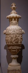Vase avec une scène classique : le Sacrifice de Polyxène, vers 1825
