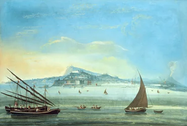 Vue de Naples (détail)