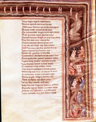 Vue des Enfers, illustration pour Hercule Furieux de Sénèque (miniature)