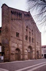 Vue de la façade de l