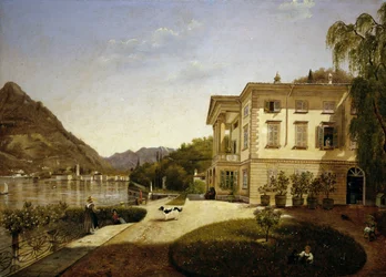 Villa La Roda à Blevio, sur le lac de Côme (appartenant à Giuditta Pasta à partir de 1827, maintenant détruite)