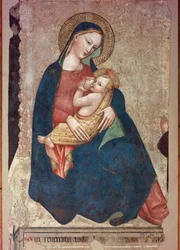 Vierge Marie allaitant Jésus