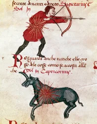 Signes du zodiaque : Sagittaire et Capricorne. (miniature)