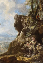 Saint François en extase près d
