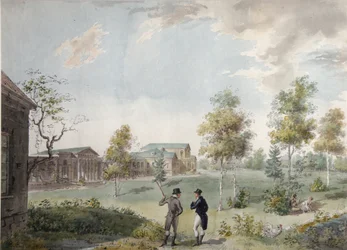 Maison principale du domaine urbain du comte Alexei Kirillovich Razumovsky à Moscou, début des années 1800