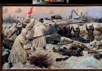 La reddition des soldats finlandais en 1940