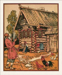 Illustration du Conte du pêcheur et du poisson