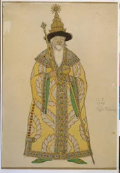 Le tsar Dadon. Costume pour l