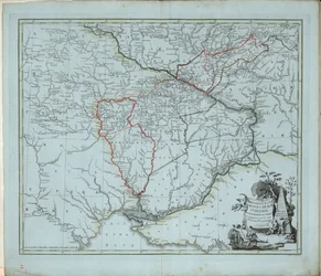 Carte générale du gouvernorat de Novorossiysk, 1779