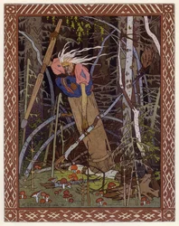 Illustration pour Vassilisa la Belle