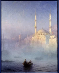 Constantinople, la mosquée de Tophane (Mosquée Nusretiye)