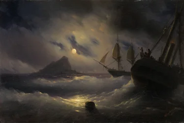 Gibraltar de nuit, 1844