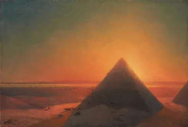 La Grande Pyramide de Gizeh, 1878