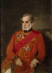 Portrait du comte Alexandre Vassilievitch Kotchoubeï 1768-1834, années 1860