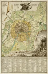 Plan de Moscou de 1789 par Ivan Marchenkov