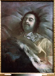 Pierre Ier le Grand sur son lit de mort