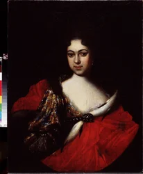Portrait de la tsarevna Praskovia Ivanovna, nièce de Pierre I Le Grand