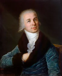 Portrait du poète Gavrila R. Derzhavin, 1743-1816, années 1790