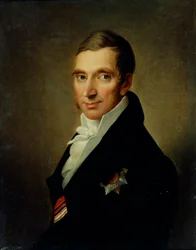 Portrait du médecin Johann-Georg von Ruehl 1768-1846, 1823