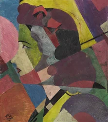 Femme de profil