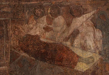 Fresque dans la cathédrale de Notre-Dame du Signe, Novgorod, début du 18e siècle