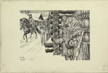 Rue de Moscou au 16ème siècle, 1938