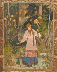 Vasilisa la Belle Illustration du livre Vasilisa la Belle, 1900