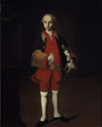 Portrait du comte Wilhelm Georg von Fermor 1749-1828, vers 1750