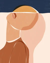 Mi-visage, mi-soleil