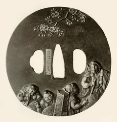 La Fuite de Yoshitsune, vers 1760-1800, 1910