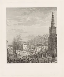 Destruction sur le Steenschuur après l