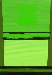 Série des jardins de Kensington : Vert sur vert