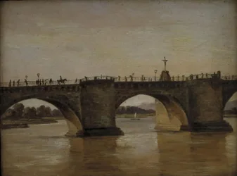 Le pont Augustus à Dresde