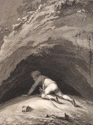 Niels Klim battu rampe dans la grotte