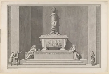 Monument funéraire de Frederik V dans la cathédrale de Roskilde