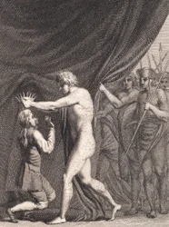 Niels Klim couronné empereur des Qvamites