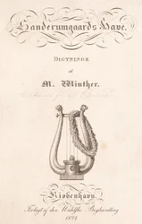 Le jardin de Sanderumgaard. Poèmes de M. Winther