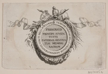 Vignette avec médaille
