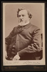 Portrait de Franciscus Cornelius Donders, 1818-1889, 1er juillet 1884
