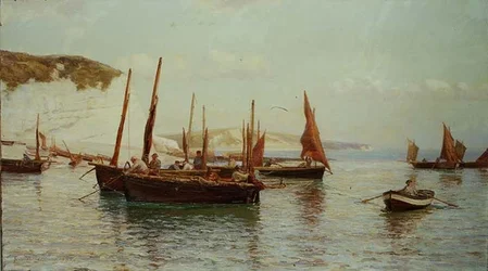 Chalutiers Bell partant en mer