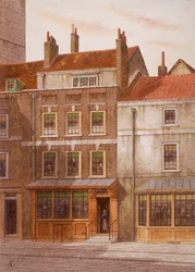 Plough Court, Lombard Street, Londres, vers 1870