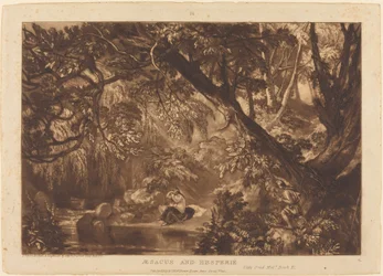 Aesacus et Hesperie, publié 1819