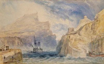 Boscastle, Cornouailles, vers 1824