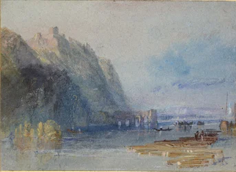 Château Hamelin, entre Oudon et Ancenis, vers 1830