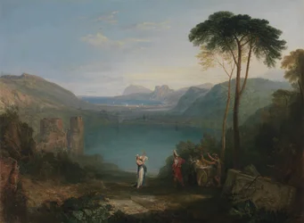 Lac Averne : Énée et la Sibylle de Cumes, entre 1814 et 1815