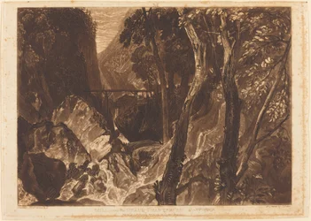 Moulin près de la Grande Chartreuse, publié en 1816